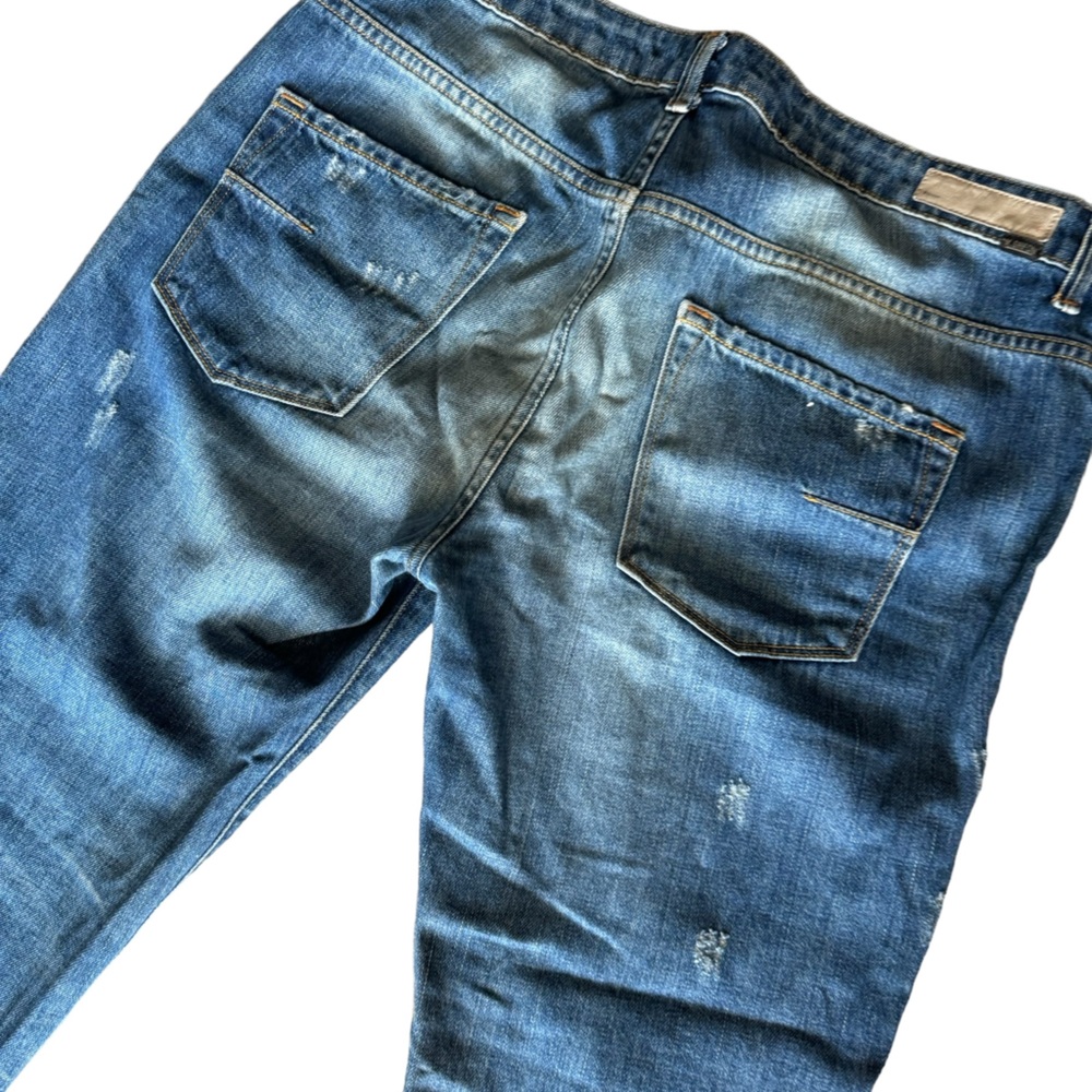 Mauro M. Grifoni Denim Streetwear Women’s 29 Distressed Jeans High End Italy - Picture 5 of 14